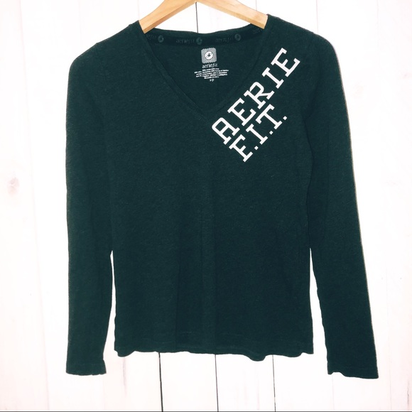 AERIE FIT Long Sleeve Top - Picture 1 of 3